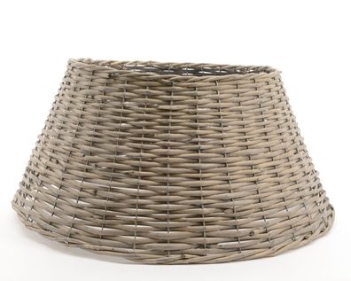 Weihnachtsbaumrock aus Weide 57x28cm 1 Stück Grau gebleicht