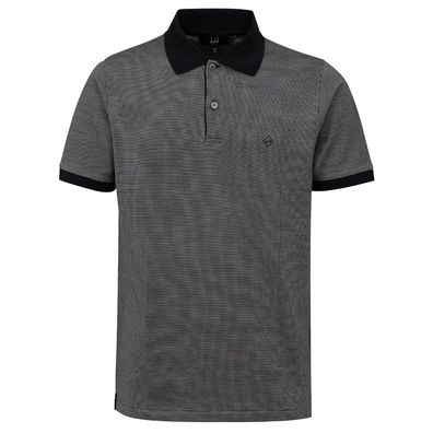 Dunhill Black Cotton Polo Shirt
