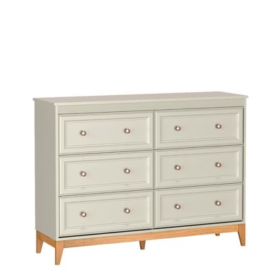 BETTSO Kommode Windsor im klassischen Stil, ausgestattet mit Schubladen, in Kaschmir