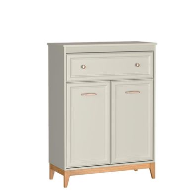 BETTSO Zweitürige Kommode Windsor in einem geschmackvollen Kaschmir