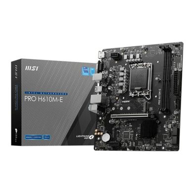 MSI PRO H610M-E, (H610, 1700, ATX, DR5)