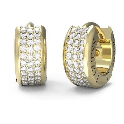 Zeitlose vergoldete Ringe mit Zirkonen Stilvoll Guess JUBE04583JWYGT/U