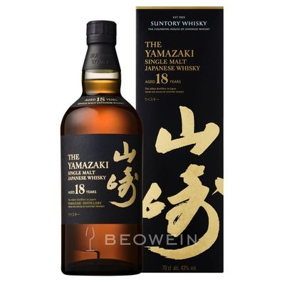 Yamazaki 18 Jahre 0,7 l - Japanischer Single Malt Whisky