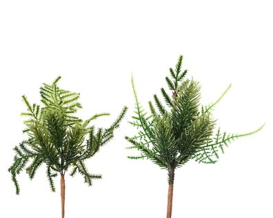 Künstliche Zweige 22cm 1 Stück sortiert Grün