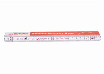 Märklin 19907 Meterstab Zollstock Gliedermaßstab "setzt Maßstäbe" | 2 Meter