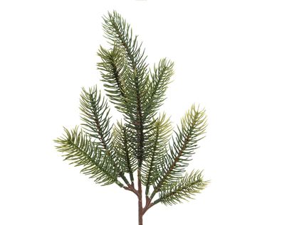 Tannenzweig 35cm PE Spritzguss künstlich grün
