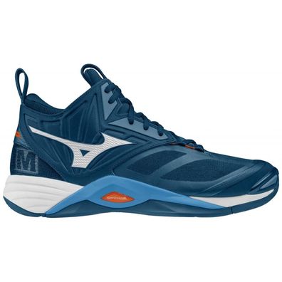 Sportschuhe Mizuno Wave Momentum Mid Blau Marine