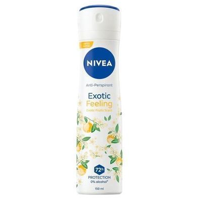Nivea Anti-Transpirant Spray Exotic Feeling, 150 ml - Lang anhaltender Schutz mi