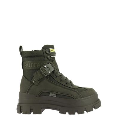 Stiefel Buffalo Aspha Com1 Laceup Mid grén