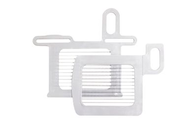 Dynamic Gitter 5,5 mm Set mit Stößel (Grau) - Zubehör für manuellen Würfelschneider