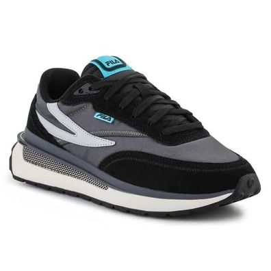 Sneakers Fila Cage Mid Grau und Schwarz