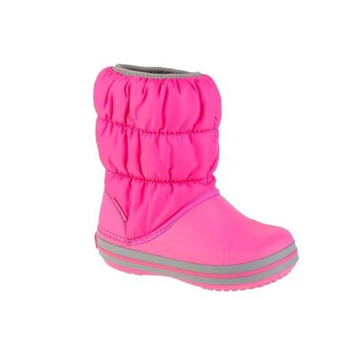 Bottes Crocs Winter Puff fér Kinder, rosa