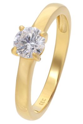 GLIZZ Schmuck Damenring Mit Lab Grown Diamant 0,50 ct. Gelbgold 333/8K GL1058