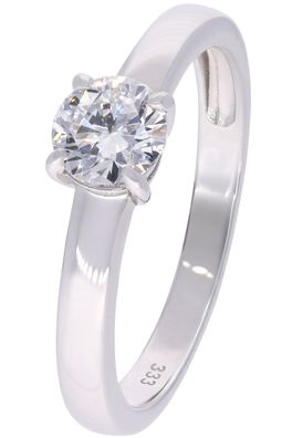 GLIZZ Schmuck Damenring Mit Lab Grown Diamant 0,50 ct. Weißgold 333/8K GL1064