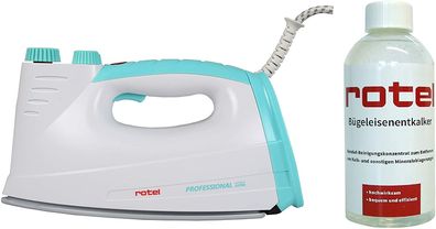 ROTEL Prof Extra Keramiksohle GRÜN + Rotel Bügeleisenentkalker 500 ml