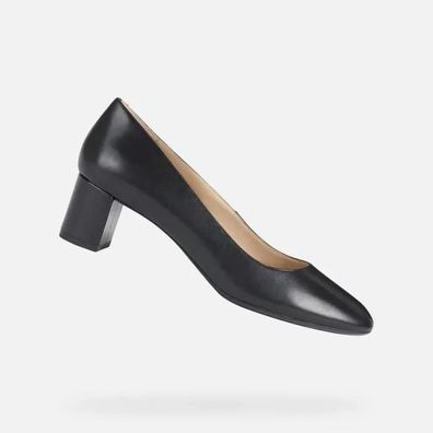 Pumps Geox Elegante und bequeme schwarze Nappaleder