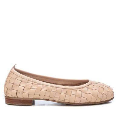 Ballerinas Carmela Geflochtenes Leder Braun