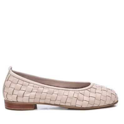 Ballerinas Carmela Geflochtenes Leder Braun