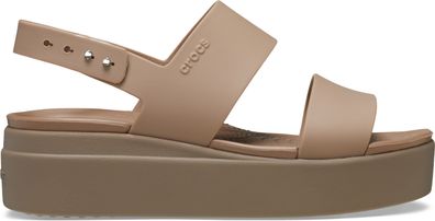 Sandalen Crocs Brooklyn Low Wedge Braun
