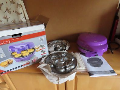 Donut, Muffin & Cake Pop Maker DMC 3533 lila von Clatronic