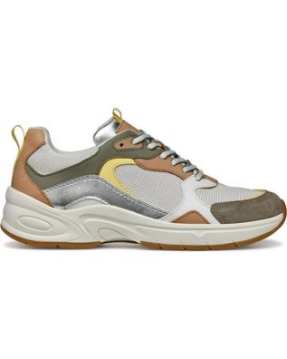 Sneakers Geox Weiß Damen Komfortable Lifestyle-Schuhe