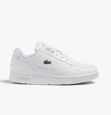 Sneakers Lacoste Weiß aus Leder â€? T-Clip Damen Lifestyle