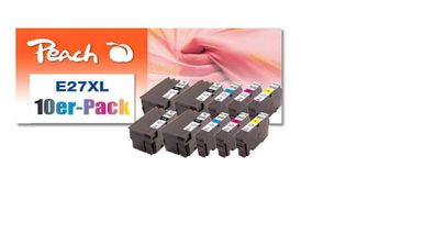 Peach PI200-468 Patrone Peach Epson Nr. 27XL Multi-10-Pack Retail Comp