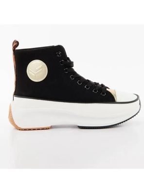 Sneaker Kaporal mit Plateau, schwarz