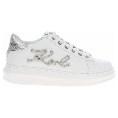 Sneakers Karl Lagerfeld Kapri Signia Rhinestone Lo Weiß