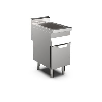 Gastronomie Mareno Gas-Fritteuse aus Edelstahl mit 15Liter 400x700x870mm