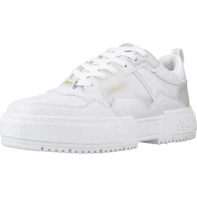 Sneakers Buffalo aus schwarzem Leder, Unisex, Sommer