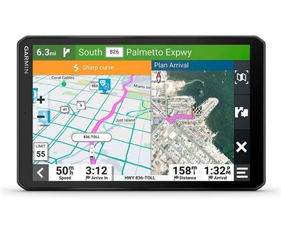 Navigationsgerät Garmin Camper 895 mit 8-Zoll-TFT-Bildschirm