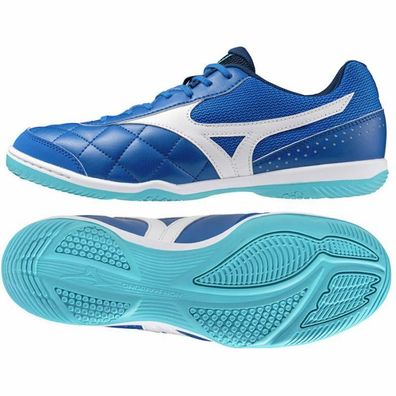Sportschuhe Mizuno Fußball Hallenschuhe Blau