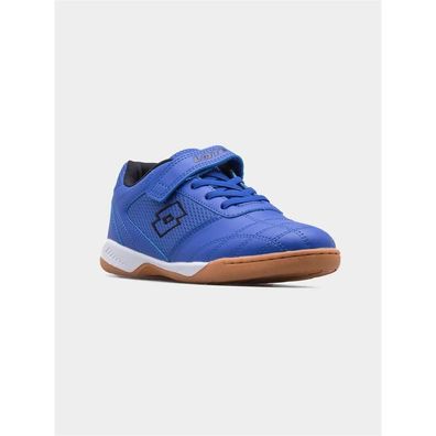 Hallenschuhe Lotto Kinder Fußball Velcro Blau