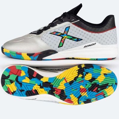 Fußballschuhe Munich Rondo Olympix IN silber