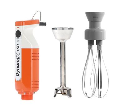 Dynamic Dynamix Kombi 160 – Kompakter Profi-Stabmixer mit Emulgiermesser und Rührb