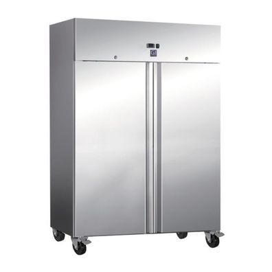 Gastro-Inox Gefrierschrank mit 2 Türen aus Edelstahl 1200 Liter