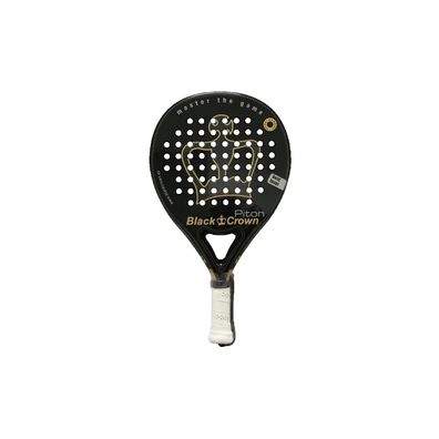 Padelschläger Black Crown Piton, schwarz, Profi