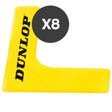 Bodenmarkierungen Dunlop Gelb fér Padel