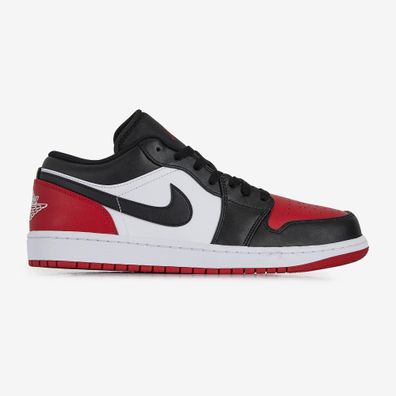 Sportschuhe Nike Air Jordan 1 Low schwarz/rot/weiß