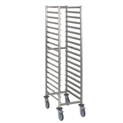 Gastro-Inox Regalwagen aus Edelstahl AISI 304 mit 17 Etagen GN11