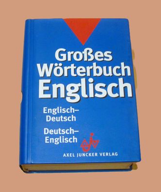 Großes Wörterbuch Englisch : englisch-deutsch, deutsch-englisch