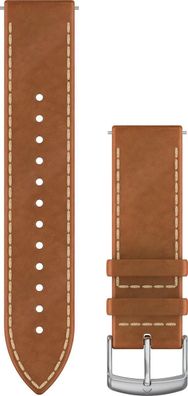 Armband Garmin Schnellverschluss Leder Hellbraun
