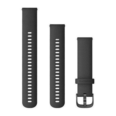 Schnellwechsel-Armband Garmin Silikon 20 mm Schwarz