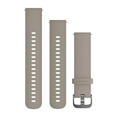 Uhrenarmband Garmin Schnellverschluss Silikon Grau