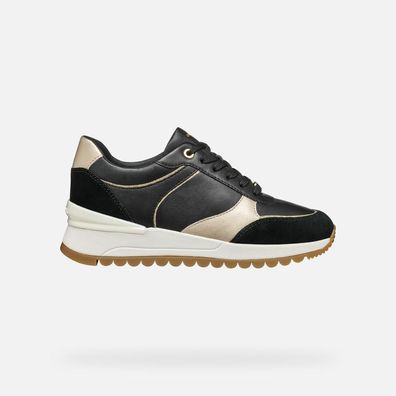 Sneakers Geox Desya Herren Schwarz Leder