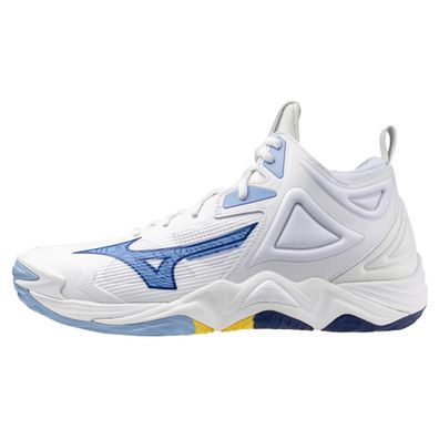 Sportschuhe Mizuno Wave Momentum 3 Mid Weiß