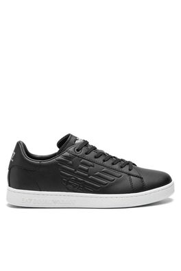 Sneakers Armani Herren Leder Schwarz