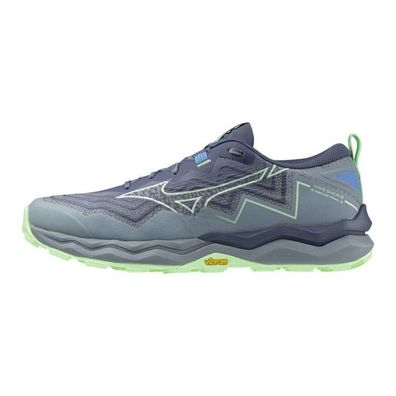 Laufschuhe Mizuno Wave Daichi 9 Trailrunning Blau