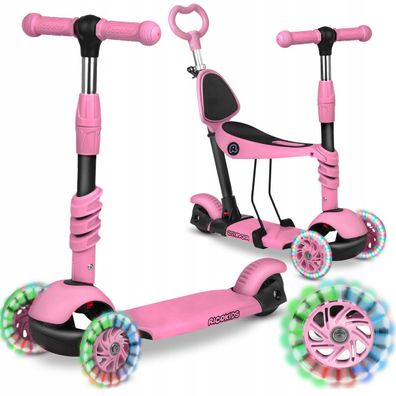 3-in-1 LED-Dreirad-Balance-Scooter für Kinder